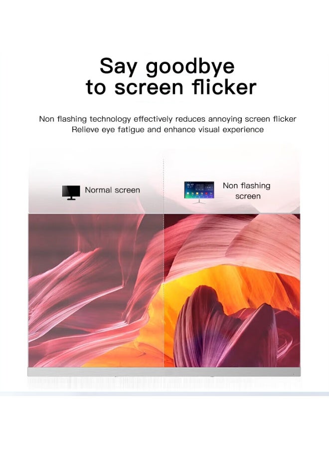 كمبيوتر مكتبي متكامل بشاشة 24 بوصة، معالج Intel Core i5-3340M بسرعة 3.4 جيجاهرتز، ذاكرة وصول عشوائي DDR3 سعة 8 جيجابايت، قرص صلب SSD سعة 256 جيجابايت، شاشة FHD بدقة 1920×1080، نظام تشغيل Windows 10، مكبرات صوت مدمجة، تصميم خفيف الوزن (أسود) - مثالي للمنزل والمكتب None - Image 4